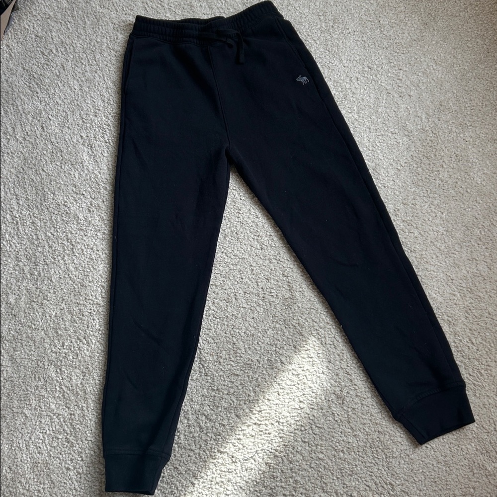 Abercrombie Kids Black Joggers/sweatpants